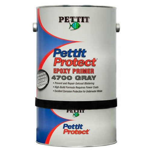 Pettit Protect 14700/1470122 High-Build Epoxy Barrier Coat, Grey, Quart