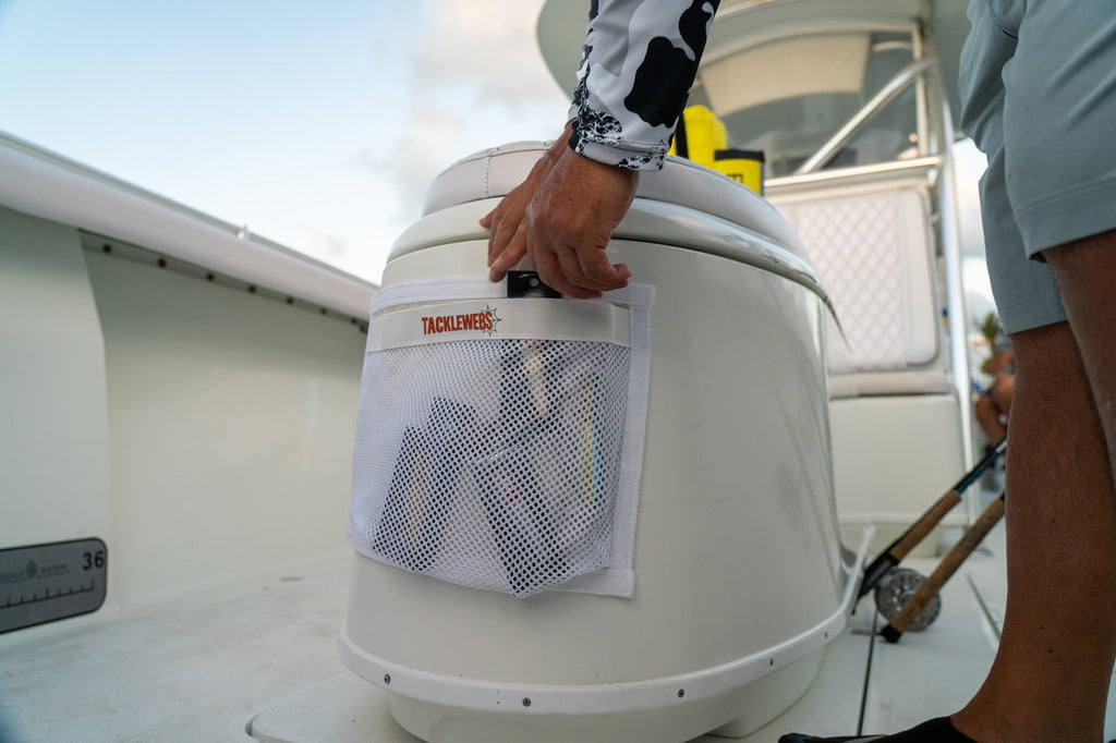 TackleWebs Hook and Loop Storage Pocket - Available in 10" x 12" to 16" x 12"