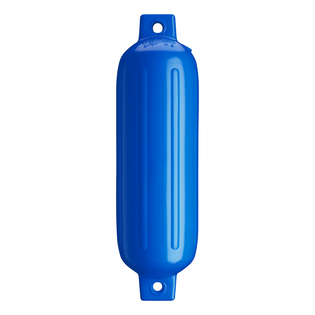 Polyform G-3 Twin Eye Cylindrical Boat Fender - Available in Blue and White, 5.5" x 19"