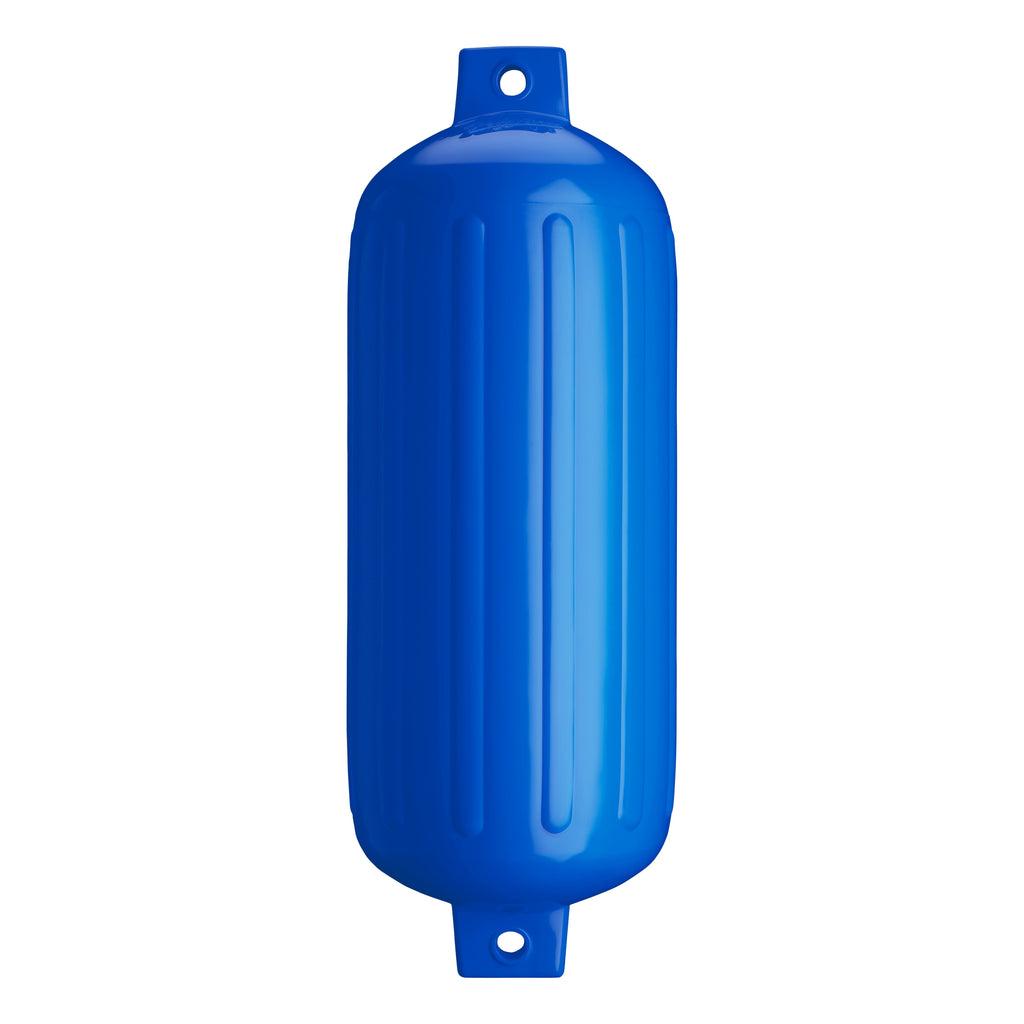 Polyform G-6 Boat Fender - 11 x 30 Inch Twin Eye Fender for Boats 30-40 Feet, Black or Blue