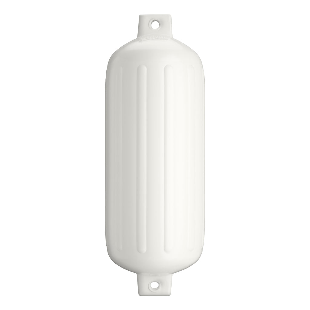 Polyform G-Series Boat Fenders - Twin Eye Vinyl Inflatable, White or Black