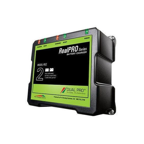 Dual Pro RealPRO Series 2 Bank 6 Amp Marine Battery Charger - RS2