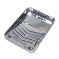 Redtree 9 Inch Metal Roller Paint Tray with Ladder Lock Legs and Extra Deep Well