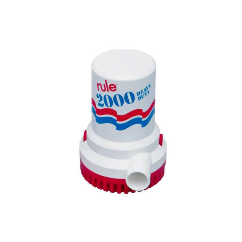 Rule 2000 GPH Standard Bilge Pump, 24V DC, Model 12