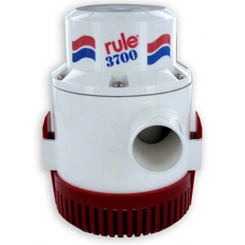 Rule 14A Non-Automatic Heavy Duty 3700 GPH Bilge Pump, 12V DC