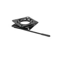 Springfield 1100018 Locking 12-Way Seat Swivel, 6-3/4 Inch Square, Black E-Coat Finish