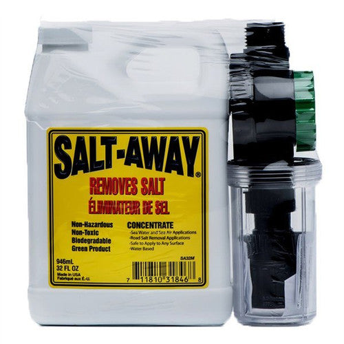 Salt-Away SA-32M Salt Remover Starter Kit with Mixing Unit, 32 fl oz Concentrate