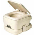 Dometic SeaLand 964 Portable Toilet, 2.5 Gallon Holding Tank, Parchment
