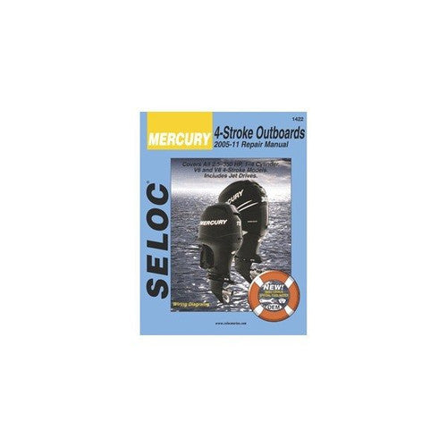 Seloc Service Manual, Mercury Outboard 4-Stroke 2005-2011, Part 118-01422