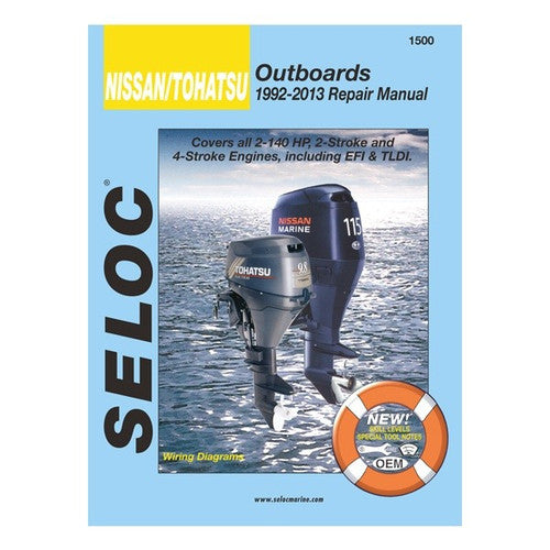 Seloc Service Manual, Nissan/Tohatsu Outboards 1992-2003, 2.5-140 HP 2 & 4-Stroke
