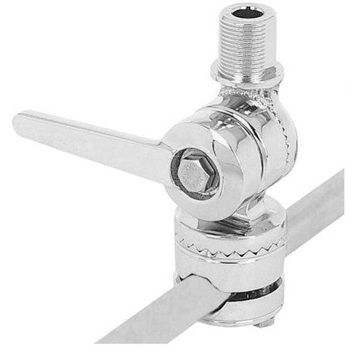 Shakespeare 4188-SL Stainless Steel Ratchet Rail Mount for 7/8 Inch and 1 Inch Boat Rails