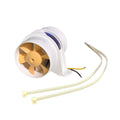 Shurflo 4" Yellow Tail In-Line Bilge Blower, 220 CFM, 12V Marine Ventilation Fan