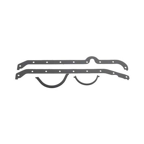 Sierra 18-0411 Oil Pan Gasket Set, Replaces 27-90458A1 & 27-90458, for Mercruiser GM 350 CID (5.7L) Starboard Dipstick Engines