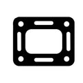 Sierra Exhaust Elbow Gasket 18-0475-1, Replaces 98127, Open Style for Crusader Exhaust Riser 18-1938