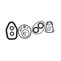 Sierra Lower Unit Seal Kit 18-2660, Replaces 396349, for Johnson/Evinrude Outboard Motors