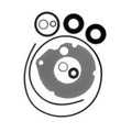 Sierra 18-2683 Lower Unit Seal Kit for OMC King Cobra Lower Unit (1990)