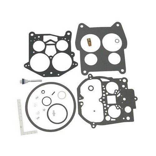 Sierra 18-7072 Carburetor Kit for Rochester 4BBL Quadra Jet, Replaces OMC 384743 and Volvo 855889