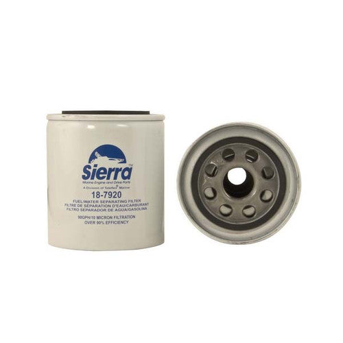 Sierra 18-7920 Fuel Water Separator Filter, Spin-On, Replaces Mercury 35-809099 / Racor S3214