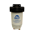 Sierra 18-7951 Fuel Water Separator Filter Kit, 1/4 Inch Aluminum with Metal Drain Bowl, 10 Micron
