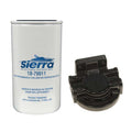 Sierra 18-79912 Fuel Water Separator Filter Kit, Replaces Mercury 35-8M0082290, 10 Micron 1/4 Inch Aluminum