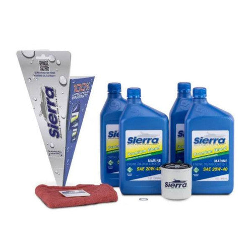 Sierra Oil Change Kit 18-9394-1 for Yamaha F75-F115 Outboard Engines, 20W-40