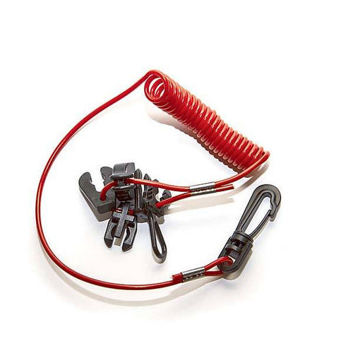 Moeller Universal 7 Key Kill Switch, Fits Johnson, Evinrude, Mercury, Yamaha, Honda, Tohatsu, Suzuki, Nissan, 70 Inch Coil Tether
