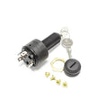 Sierra MP41040 Ignition Switch, 4-Position Conventional, 15 Amp, Knurled Black Plastic Cap