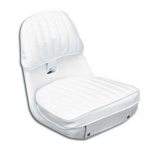Moeller ST2070-HD Heavy Duty Helm Seat, Cushion, and Mounting Plate Set, White