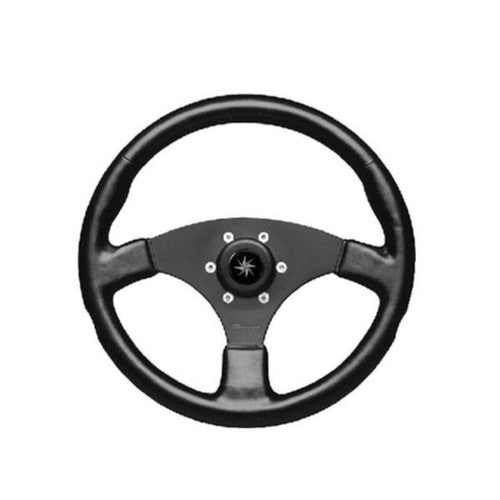 SeaStar Viper SW52022P Boat Steering Wheel, Black, 3/4 Inch Tapered Shaft, 14 Inch