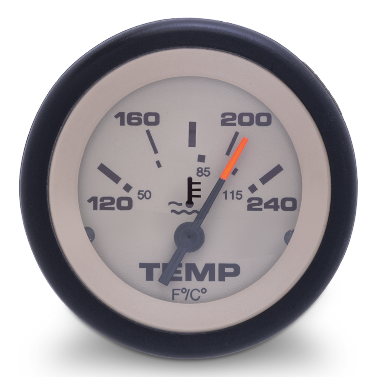 Sierra 59706P Sahara 2 Inch Water Temperature Gauge for IB/IO Engines
