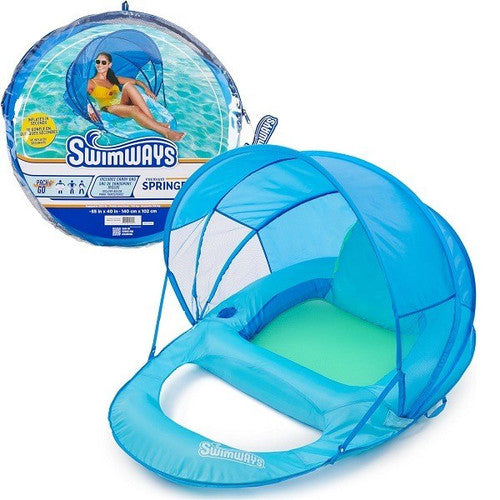 SwimWays Floating SunSeat Pool Chair with Canopy, Model 6069120