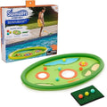 SwimWays Hydro Golf Floating Island Pool Game, Model 6068636, Includes Chipping Mat and 9 Practice Balls