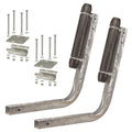 Tie Down Engineering Roller Guides, Fixed Angle Pair, Fits Trailer Frames 2-4 in Tall x 13 in Wide