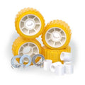 Tie Down Engineering Amber 5 Inch PVC Wobble Roller Kit, 86144, Fits 7/8 Inch and 1-1/8 Inch Shafts