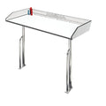 Magma Tournament Series 48 Inch Dock Cleaning Station with Mount, White/Black/White HDPE