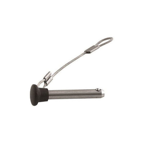 Taco Marine Pull Pin with Plastic Head and Lanyard F13-0244BN-1 Bimini Top Hardware