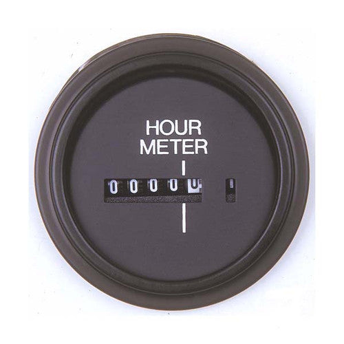Sierra 56966P Round Hourmeter, 2 Inch Marine Gauge