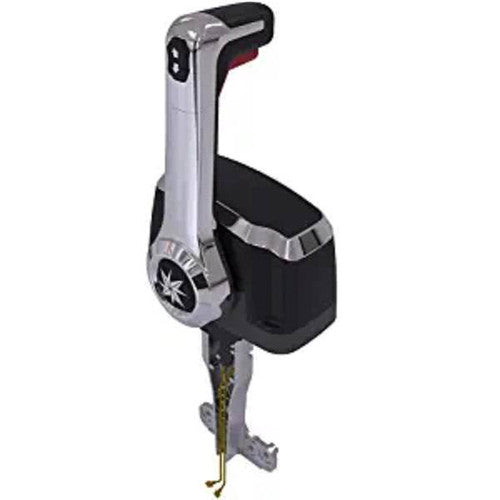 SeaStar CHX8151P Xtreme Top Mount Chrome Control with Trim Switch and Neutral Interlock
