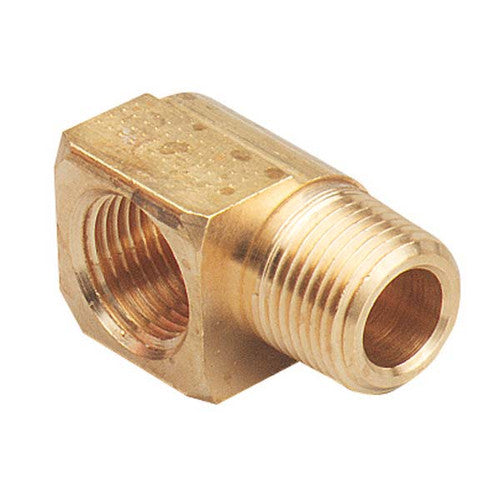 Moeller Brass Elbow Fuel Fitting, 3/8 in. NPT Male/Female, 033206-10