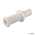 T-H Marine Straight Thru-Hull Fittings - Available in 5/8" to 1-1/8", White