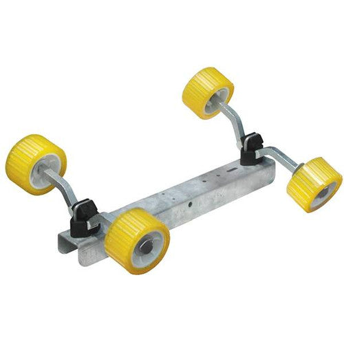 Tie Down Engineering Wobble Roller Bunk Assembly 86550, 36 in. Galvanized Steel Cross Bar, Boat Trailer Roller Kit