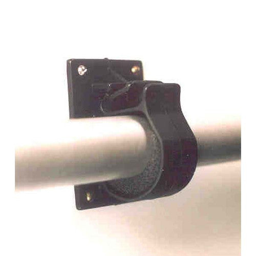 United Yachting Surface Mount Pole Holder, Black Nylon, Fits 7/8 to 1-3/8 Inch Poles