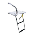 Garelick 19536 Outboard Transom Swim Platform with Telescoping Ladder