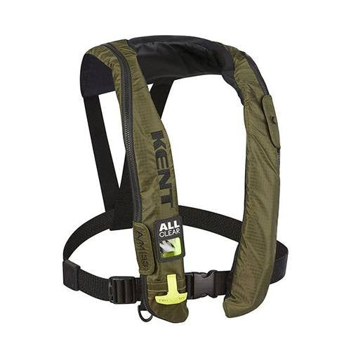 Kent A/M-33 Auto/Manual Inflatable Life Vest, USCG Type V, 30-65" Chest