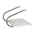 JIF Marine EEQ2 Boat Swim Platform for I/O Transom, No Ladder, Dual Stainless 316 Arms