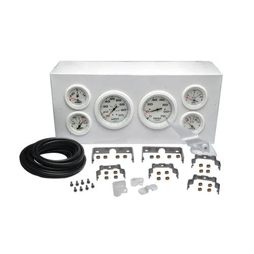 SeaStar 68388P Arctic 6-Gauge Set - Tachometer, Speedometer, Fuel, Voltmeter, Water Temp & Oil Pressure Gauges