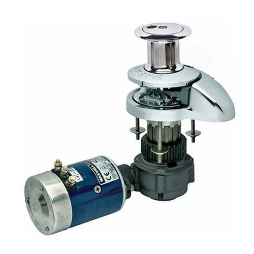 Maxwell RC8 Vertical Windlass with Capstan RC88CAP12V, 12V, 5/16 Inch Chain / 9/16-5/8 Inch Rope, Boats up to 33 Feet