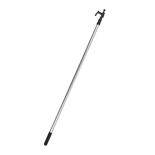 JIF Marine DUB2 Telescoping Boat Hook, 40-91 Inch Adjustable Ribbed Aluminum Pole