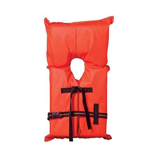 Kent Type II USCG Approved Foam Life Jacket - Child, Youth, and Adult Sizes