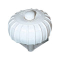 Cal-June 16 Inch Dock Wheel Bumper with Corner Bracket, White Vinyl, Galvanized Steel Hardware